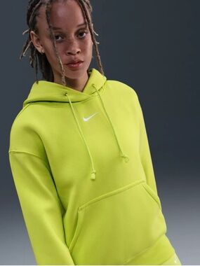 Nike Lime Green Pullover Hoodie